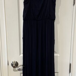 Kaileigh Strapless Navy Dress